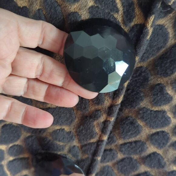 Luii Cheetah/ leopard  style  jacket size medium - Picture 3 of 12